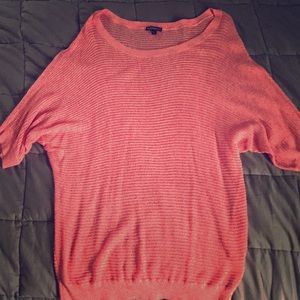 Coral 3/4 sleeve sweater